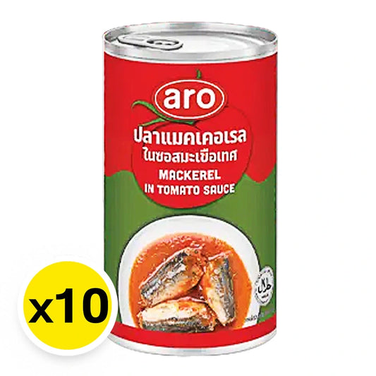 ARO Mackerel In Tomato Sauce 155g x10