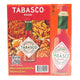 Three 60ml bottles of TABASCO Pepper Sauce with red caps and label featuring the TABASCO logo and hot pepper imagery.