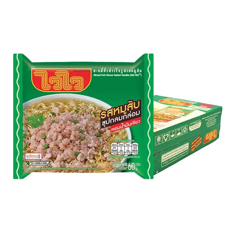 WAIWAI Instant Noodle Minced Pork 60g x30