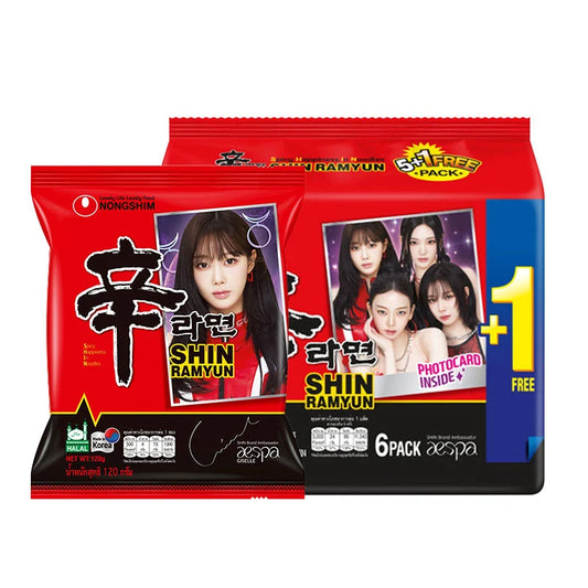 NONGSHIM Shin Ramyun Instant Noodle Soup 6 Bags 120g