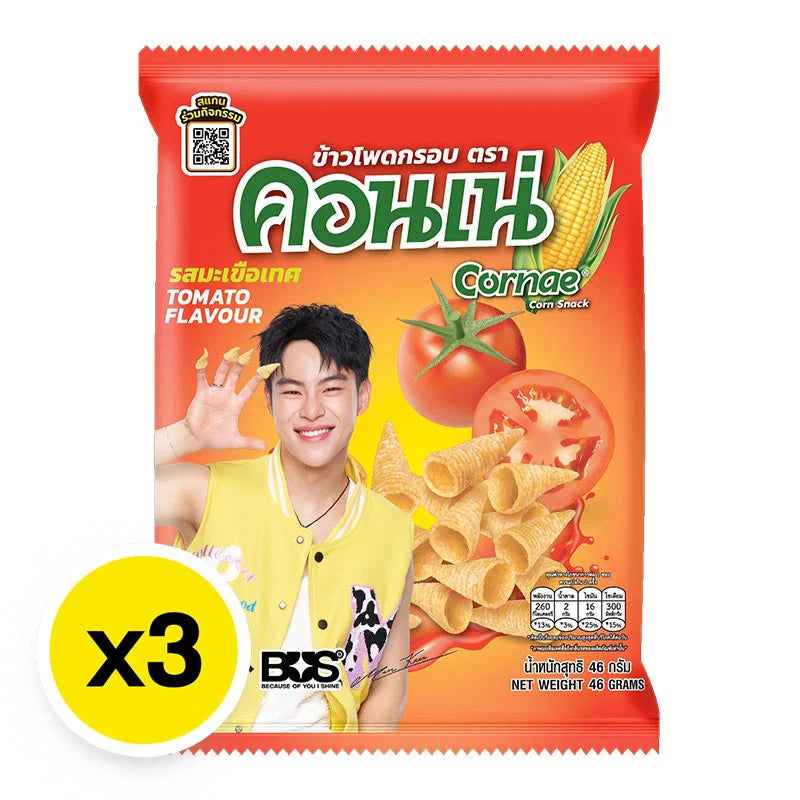 Cornae Corn Snack Tomato 46g x3