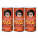 KOHKAE Shrimp Coated Peanuts snack pack, 200g x 3, with colorful shrimp-coated peanuts in a clear resealable bag