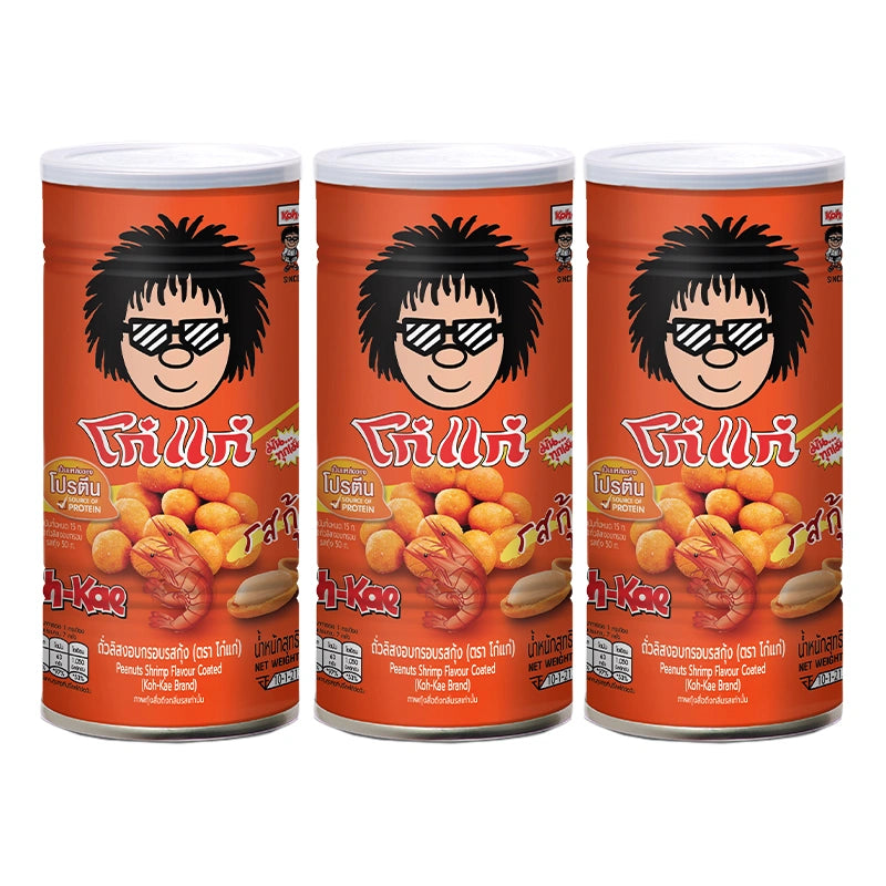 KOHKAE Peanuts Shrimp Coated 200g x3