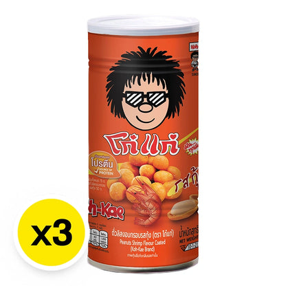 Kohkae Peanuts Shrimp Coated 200g x3
