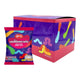 Colorful ARO Neon Worm Gummy Jelly candies in a clear bag, showing bright, neon-colored worm-shaped gummies.