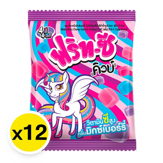Frit-c Cube Chewy Gummy Mixed Berry 20g x12