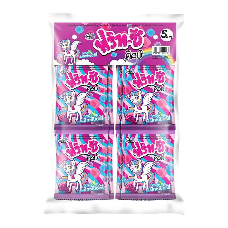 Frit-c Cube Chewy Gummy Mixed Berry 20g x12