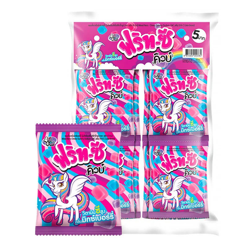 FRIT-C Cube Chewy Gummy Mixed Berry 20g x12