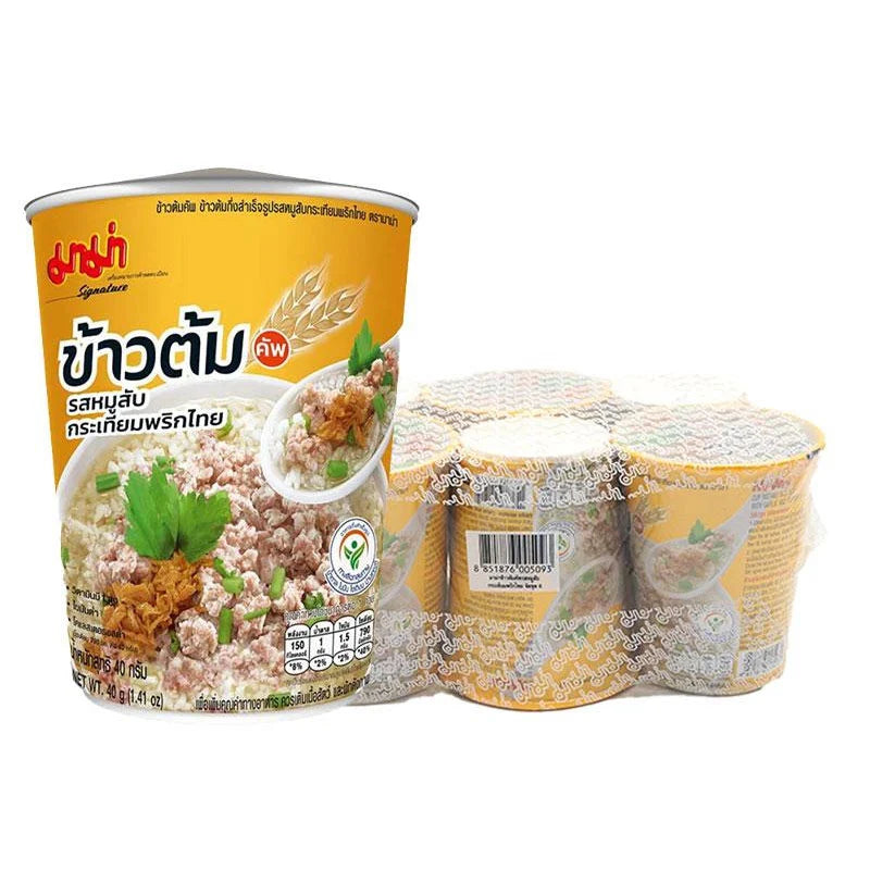 MAMA Rice Soup Pork Garlic 40g x6