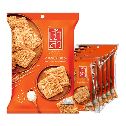 Chao SUA Rice Cracker With Pork Floss 30g x6