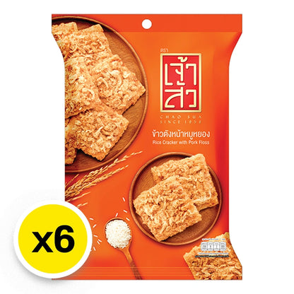 Chao SUA Rice Cracker With Pork Floss 30g x6