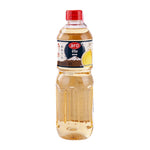 A 1-liter bottle of ARO Mirin, a Japanese sweet cooking wine, in clear plastic with a label showing brand and product details.