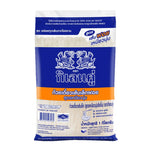 Double Kirin rice noodles in 1kg package, dry grocery product with thin, white rice noodles displayed in a clear bag.