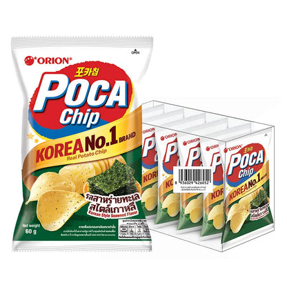 ORION Poca Chips Korean Style Seaweed Flavor 60g x6