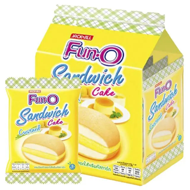 FUN-O Custard Sandwich Cake 13 g x 12