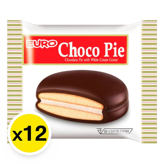 Euro Chocopie Chocolate Center 18g x12
