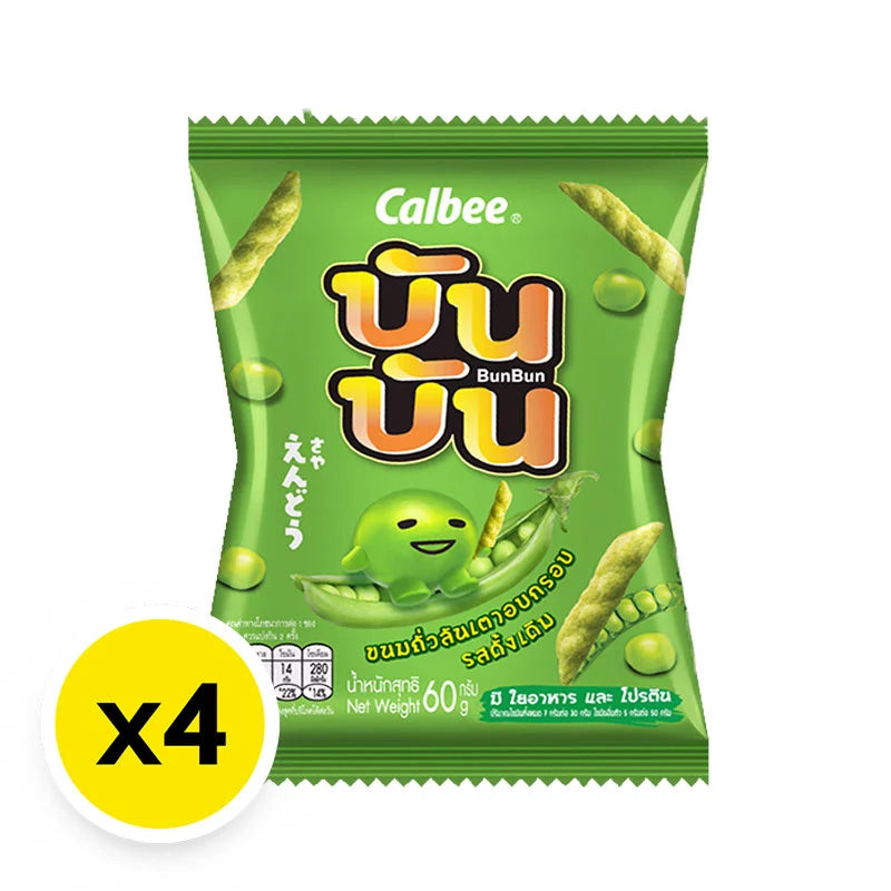 BUN Green Pea Snack 60g x4