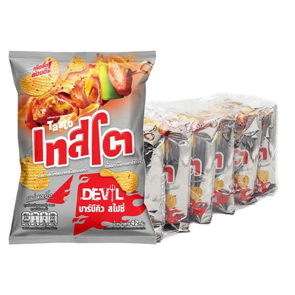 TASTO Devil Potato Rock Chips Max Spicy 42g x6