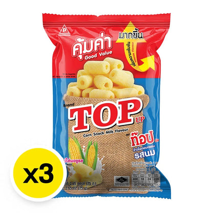 TOP UP Corn Snack Milk 75g x3