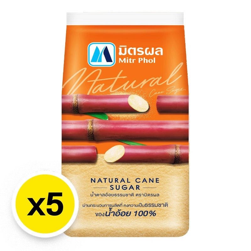 Mitr Phol Natural Cane Sugar 1kg x5