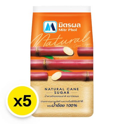 Mitr Phol Natural Cane Sugar 1kg x5
