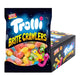 Trolli Gummy Brite Crawler candies in 14g packs, colorful gummy worms with bright, vibrant colors and textured surface.