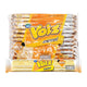 VOIZ Milk Crackers 24g, 12-pack, showing crispy crackers with milk flavor in a colorful package.