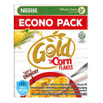 Nestle Corn Flakes cereal box, 500g pack with golden corn flakes visible, ideal for breakfast or dry grocery storage.