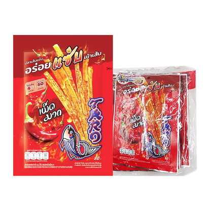 TARO Sauce Coated Fish Snack Extreme Hot Cuttlefish Flavor 18g x6