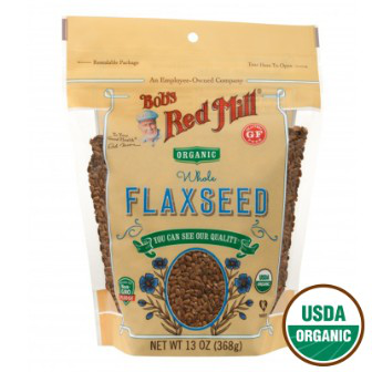 Bob's Red Mill Organic Flaxseeds Brown