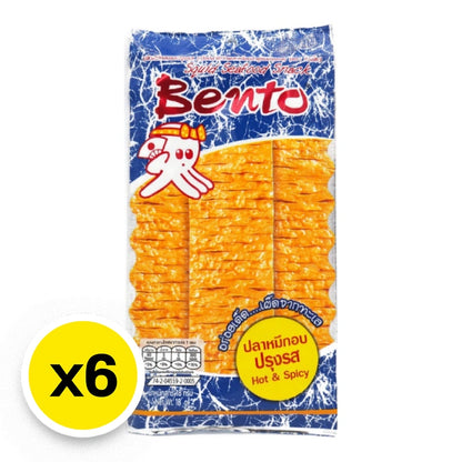 Bento Roast Squid Hot&Spicy 18g x6