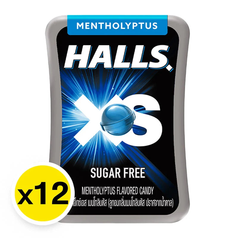 Halls XS Mentho-Lyptus 12g x12