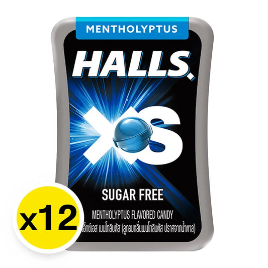 Halls XS Mentho-Lyptus 12g x12