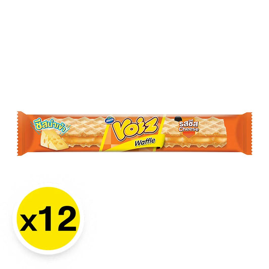 Voiz Waffle Cheese Rice Crispies 19g