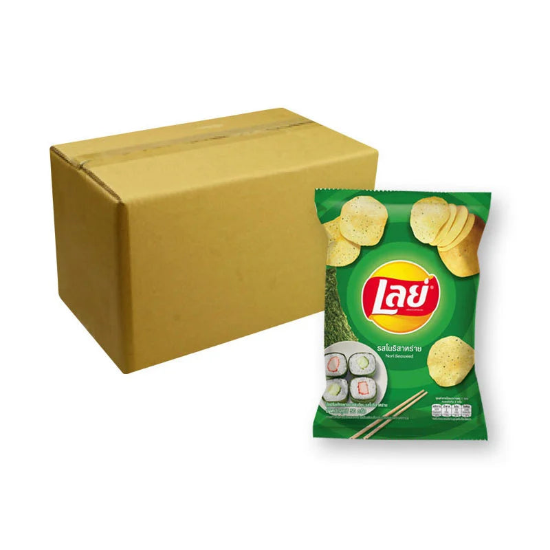 LAY'S Potato Chips Nori Seaweed Flavoured 48g x48