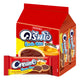 Cream-O Plus Caramel 13g snack pack, showing 24 individually wrapped caramel treats with creamy texture and caramel flavor.