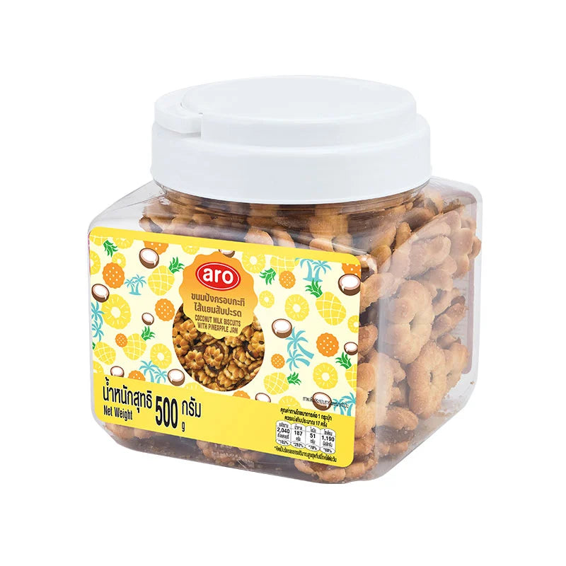 ARO Coconut Milk Biscuit With Pineapple Jam 500g