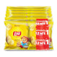 Lay's Classic Original Potato Chips in 13g packs, showing crispy, golden potato chips in a clear bag.