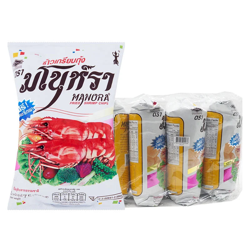 MANORA Fried Prawn Cracker 75g x4