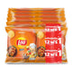 Lay's Rock Potato Chips Extra BBQ flavor in 13g individual pack, showing crispy chips with smoky barbecue seasoning.