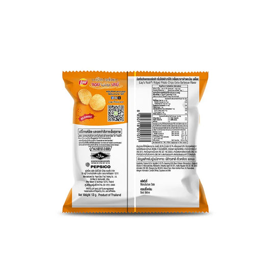 Lays Rock Potato Chips Extra BBQ 13g x12