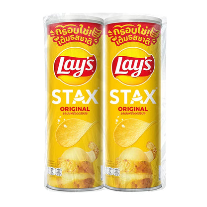 LAY'S Stax Potato Chips Original 105g x2