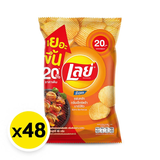Lays Rock Potato Chips BBQ Flavoured 48g x48