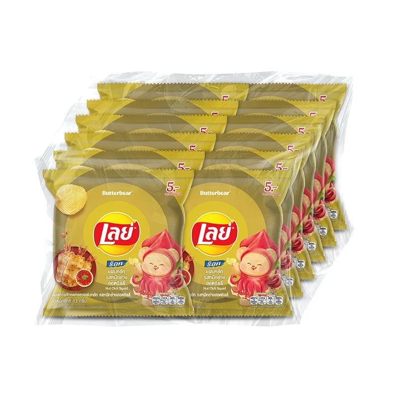 LAY'S Rock Potato Chips Hot Chilli 13g x12