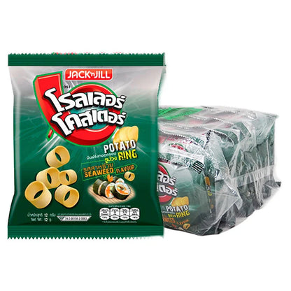 ROLLER COASTER Potato Ring Extrude Seaweed 12g x12