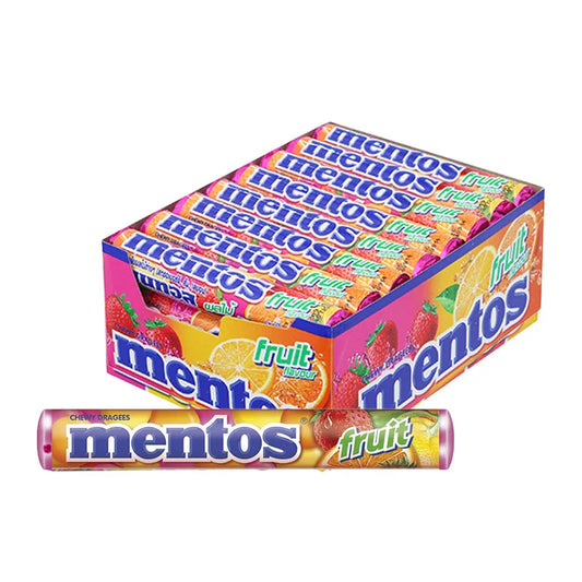 MENTOS SOFT CANDY FRUIT FLAVOUR 24 PCS 29.7g