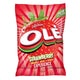 OLE Strawberry Flavored Candy in a bottle, showing 100 tablets of sweet, fruity strawberry-flavored candies.