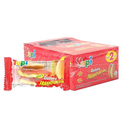YUPI Gummy Frankfurter 24 Pcs 7g