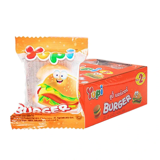YUPI Gummy Fancy Mix Candy in 7g packs, colorful assorted fruit-flavored gummy candies displayed in a clear bowl.