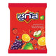 SUGUS Chewy Mix Fruit Candy 100-piece assortment with colorful, fruity candies in clear packaging.